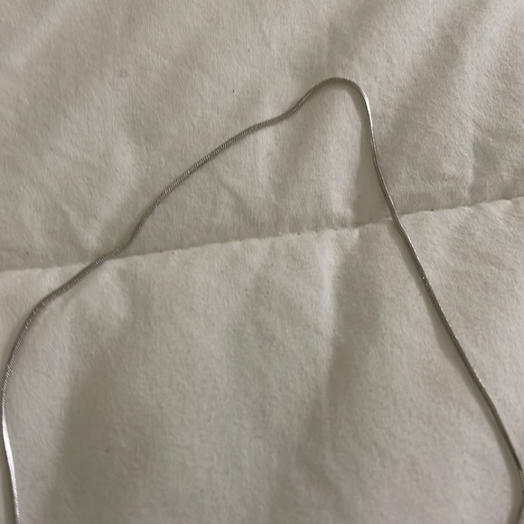 Silver Single Chain Necklace - Sterling Silver Chain - Picture 3 of 5